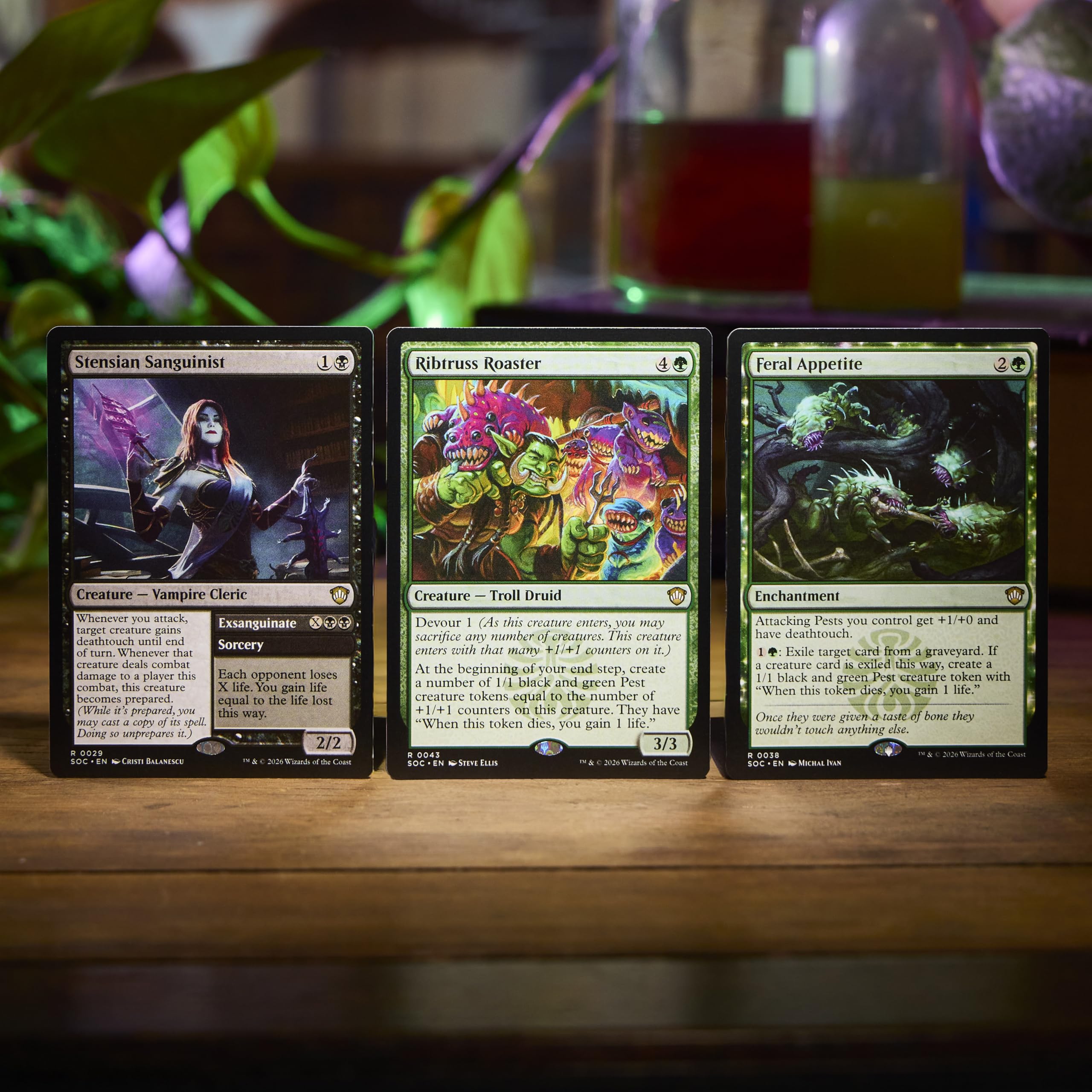 Magic: The Gathering Secrets of Strixhaven Commander Deck - Witherbloom Pestilence (100-Card Deck, Deck Box + Accessories)