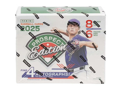2025 Panini Prospect Edition Baseball Hobby Trading Card Box (4 Autographs Per Box)
