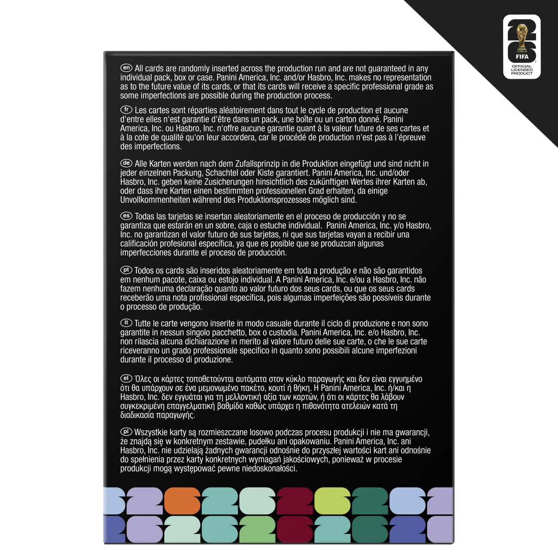 Monopoly Panini Prizm: FIFA World Cup Trading Cards Booster Box | Current Stars and Legends | 2+ Players, Ages 8+ | Gifts for Soccer Fans