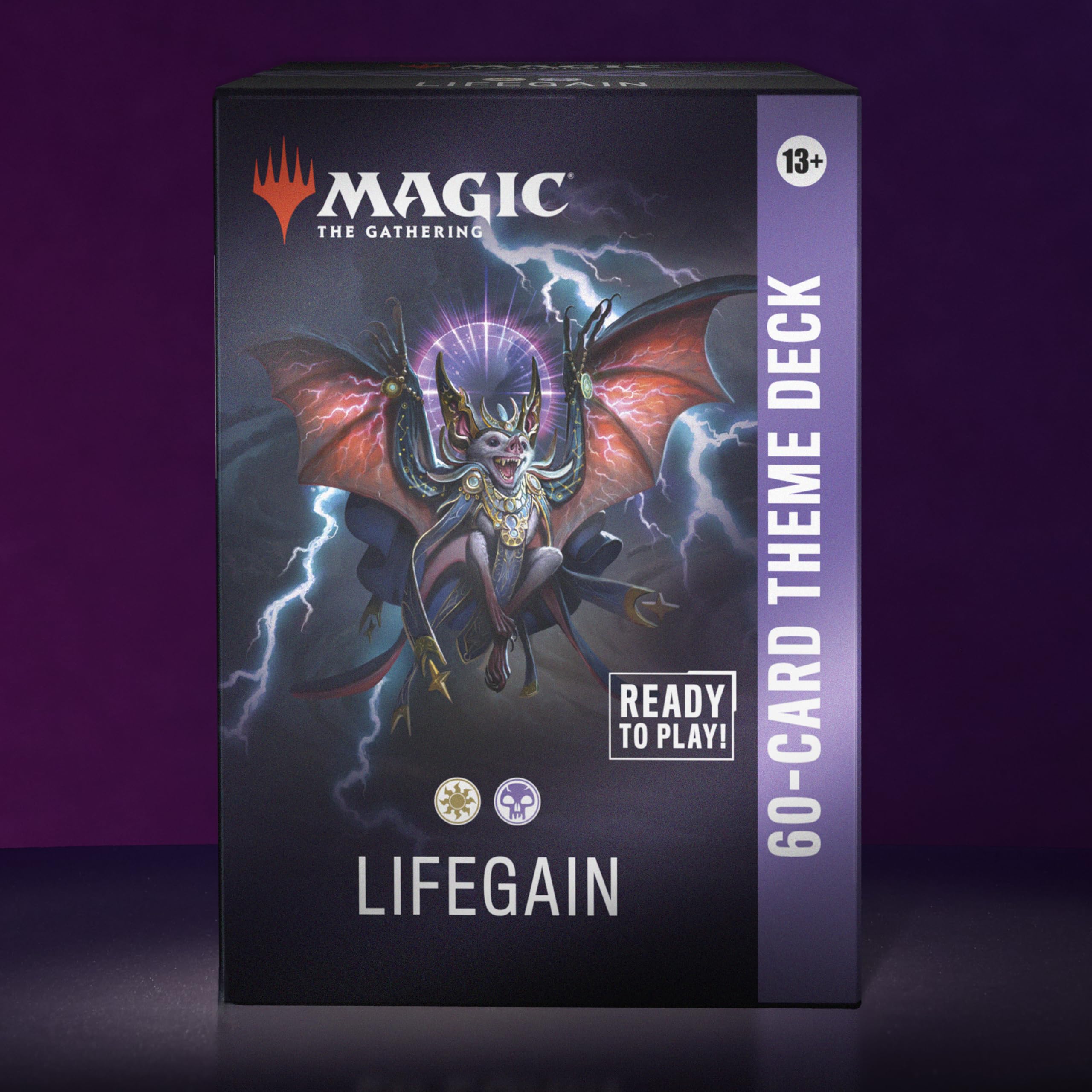 Magic: The Gathering 60-Card Theme Deck - Lifegain (1 Ready-to-Play Deck, 1 Deck Box, 5 Tokens)