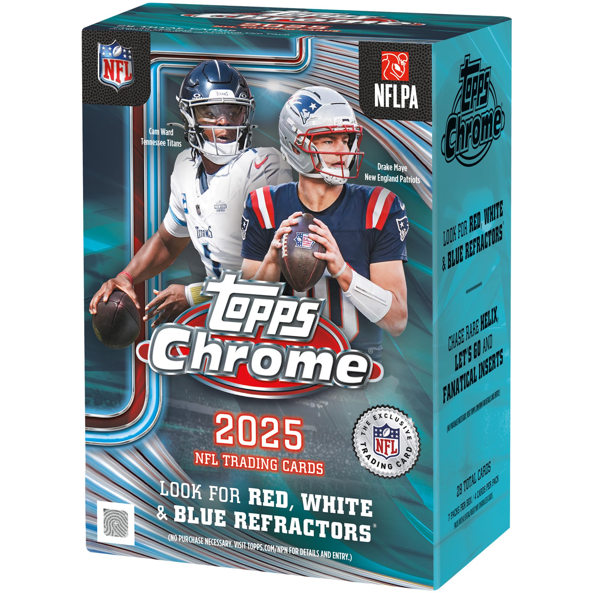 2025 Topps Chrome Football - Factory Sealed - Value Box