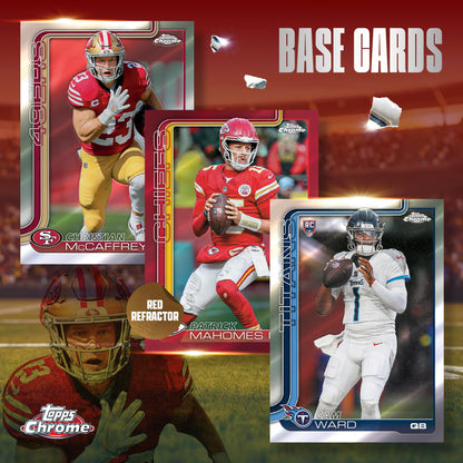 2025 Topps Chrome Football - Factory Sealed - Value Box