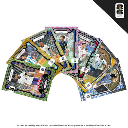 Monopoly Panini Prizm: FIFA World Cup Trading Cards Booster Box | Current Stars and Legends | 2+ Players, Ages 8+ | Gifts for Soccer Fans