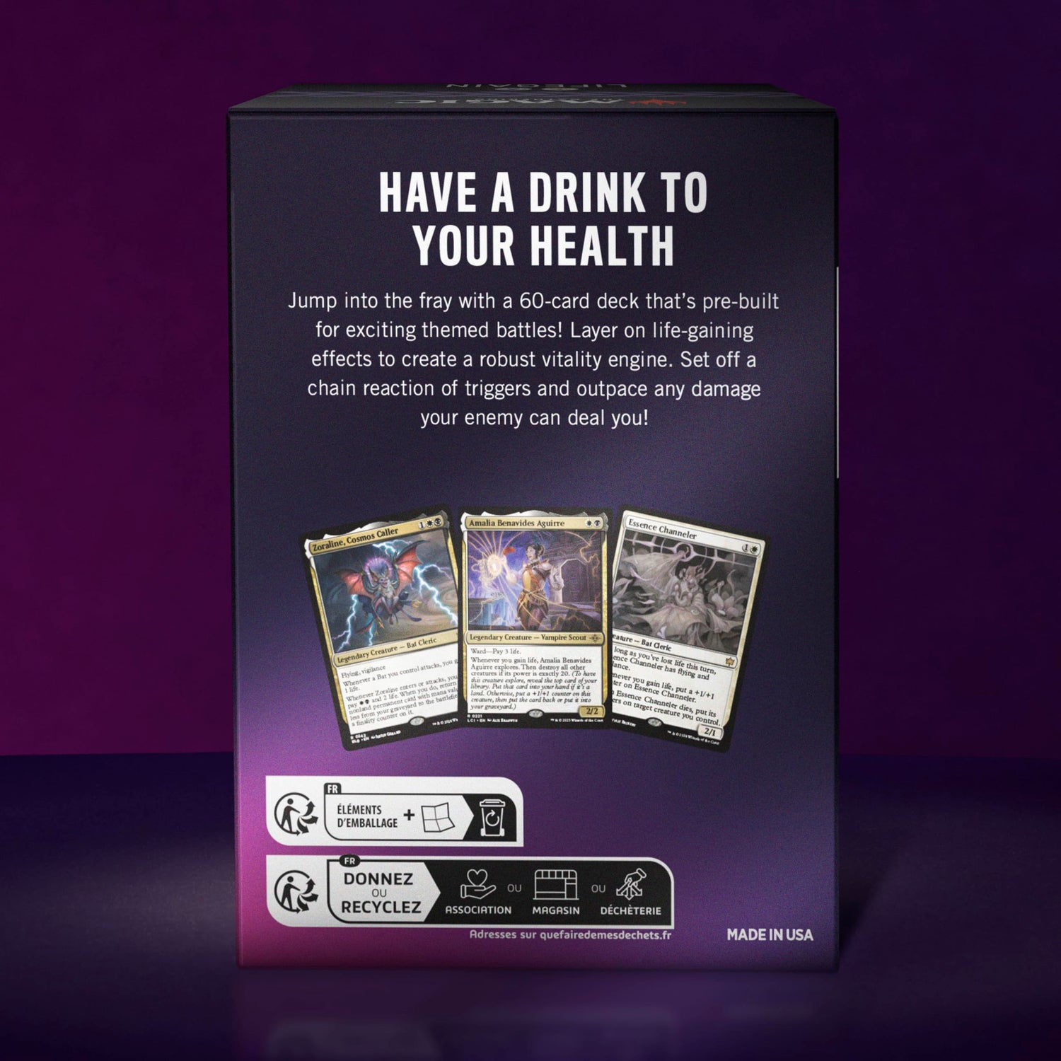 Magic: The Gathering 60-Card Theme Deck - Lifegain (1 Ready-to-Play Deck, 1 Deck Box, 5 Tokens)