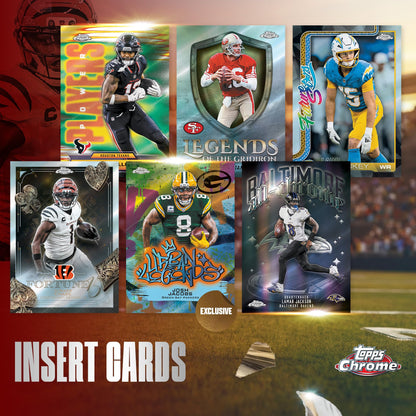 2025 Topps Chrome Football - Factory Sealed - Value Box